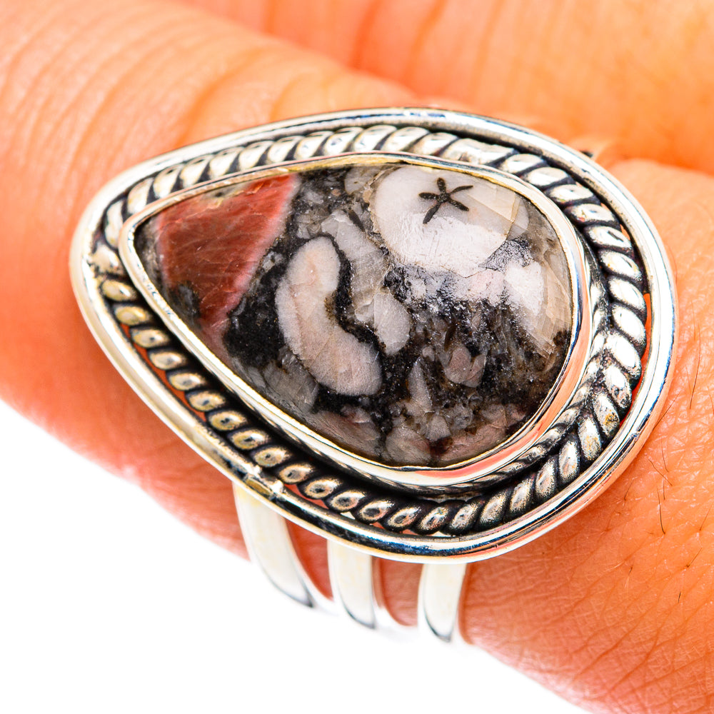 Crinoid Fossil Rings handcrafted by Anasilvercos - RING74539