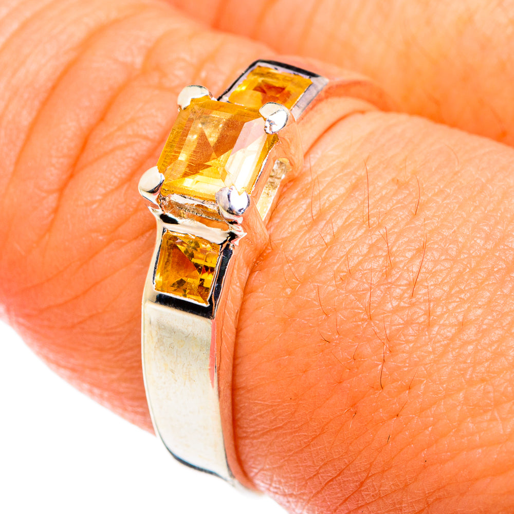 Citrine Rings handcrafted by Anasilvercos - RING74543