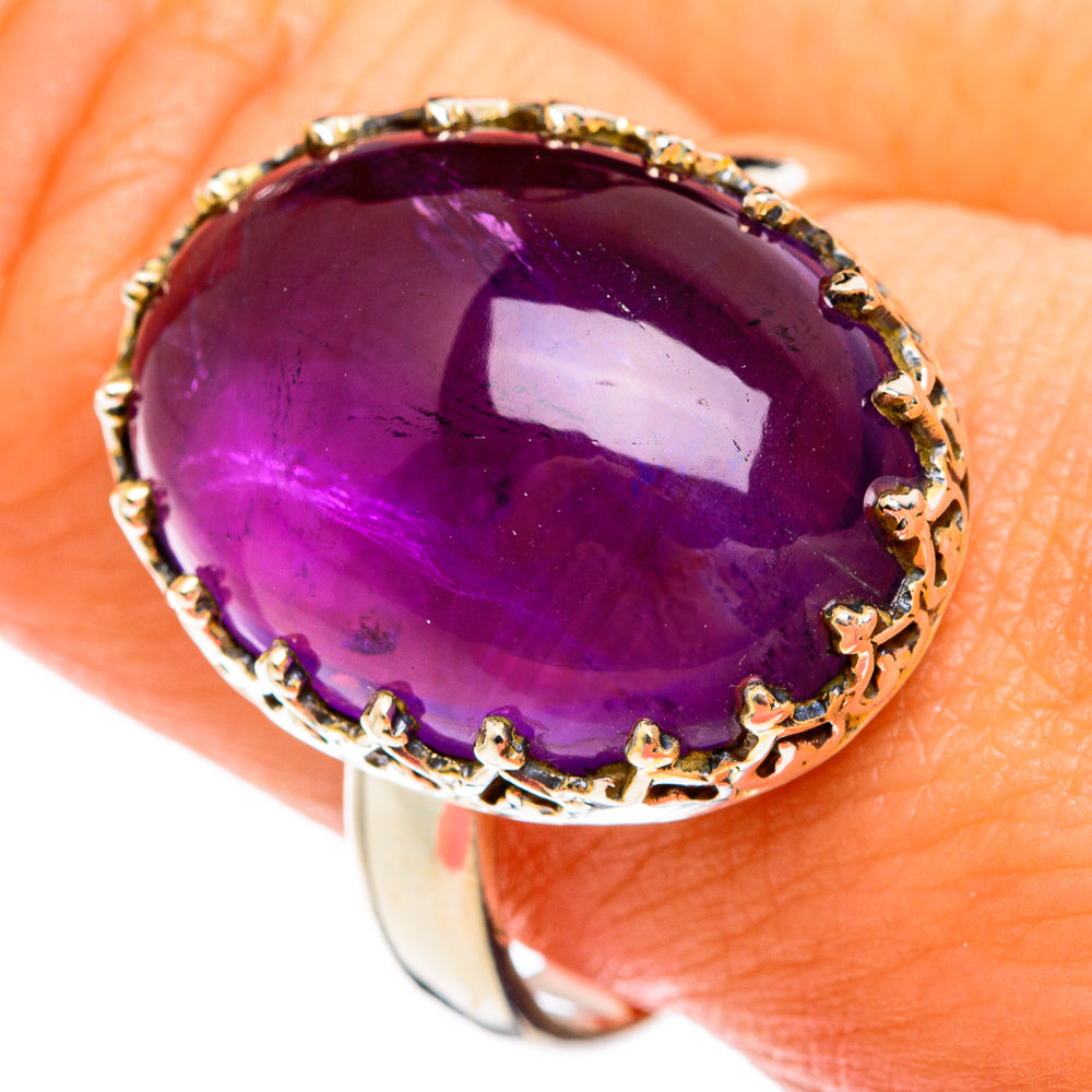 Amethyst Rings handcrafted by Anasilvercos - RING74550