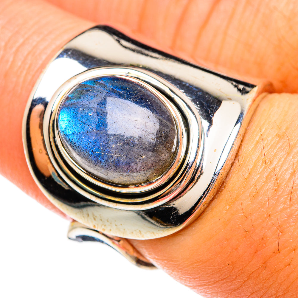 Labradorite Rings handcrafted by Anasilvercos - RING74574
