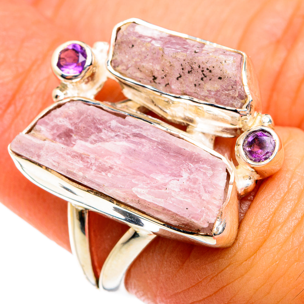 Kunzite Rings handcrafted by Anasilvercos - RING74588