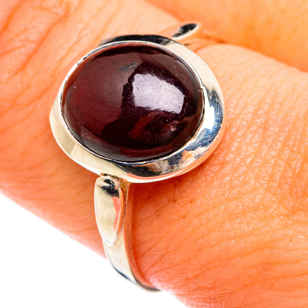 Garnet Rings handcrafted by Anasilvercos - RING74589