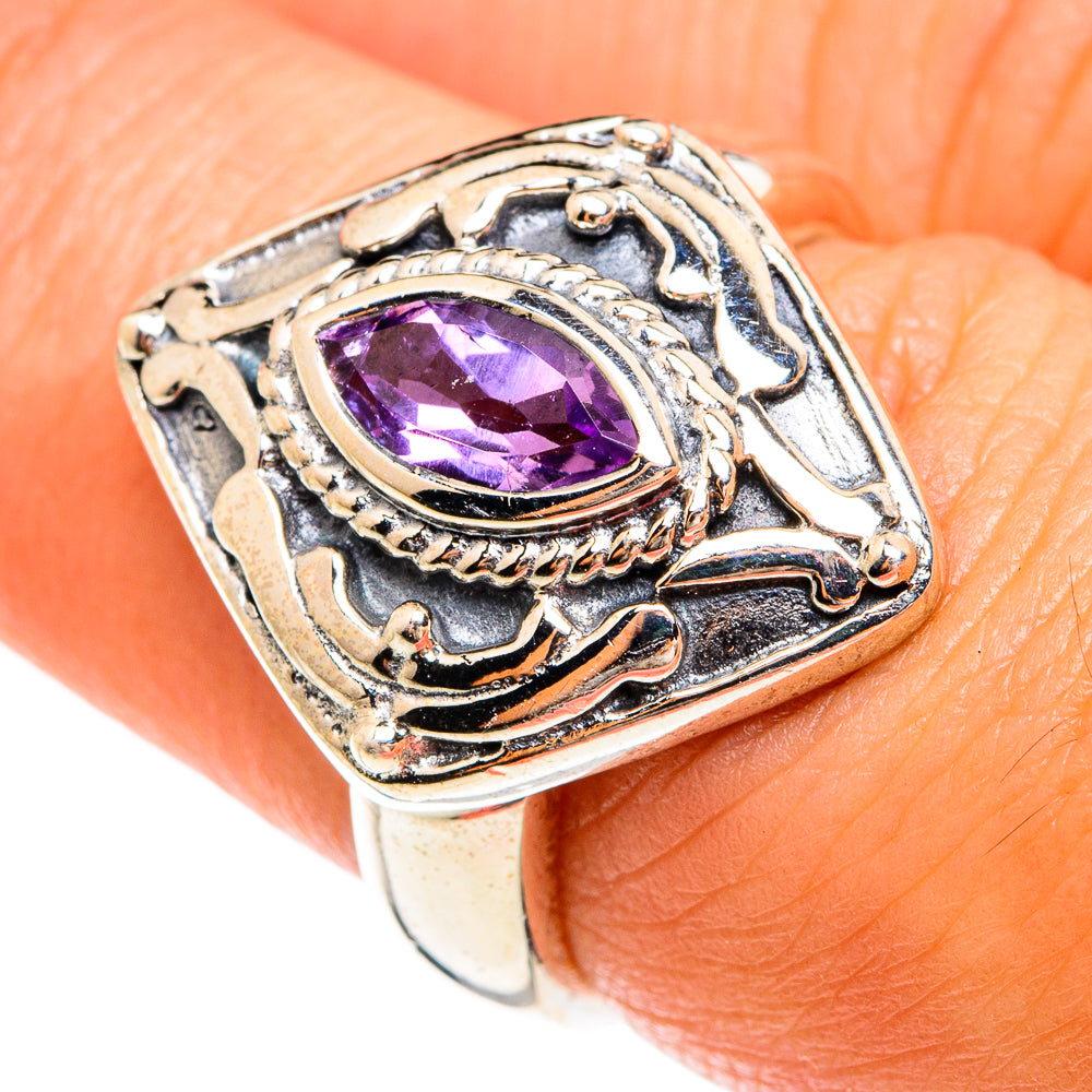 Amethyst Rings handcrafted by Anasilvercos - RING74594