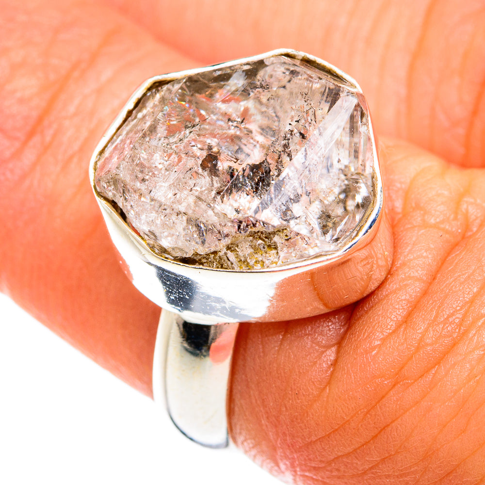 Herkimer Diamond Rings handcrafted by Anasilvercos - RING74600