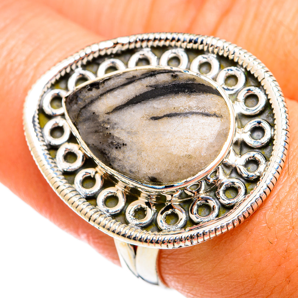 Pinolith Jasper Rings handcrafted by Anasilvercos - RING74601