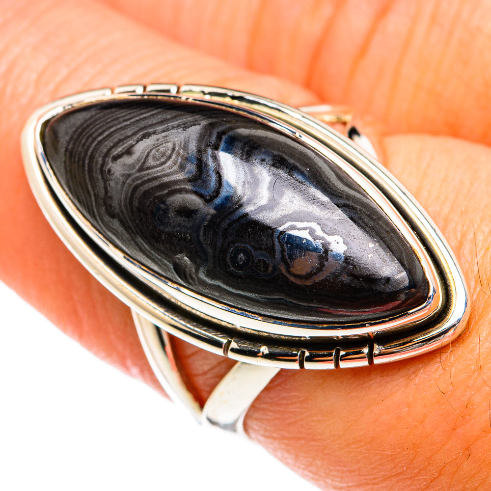 Psilomelane Rings handcrafted by Anasilvercos - RING74635