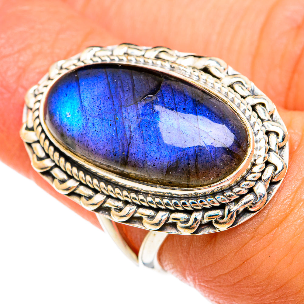 Labradorite Rings handcrafted by Anasilvercos - RING74644