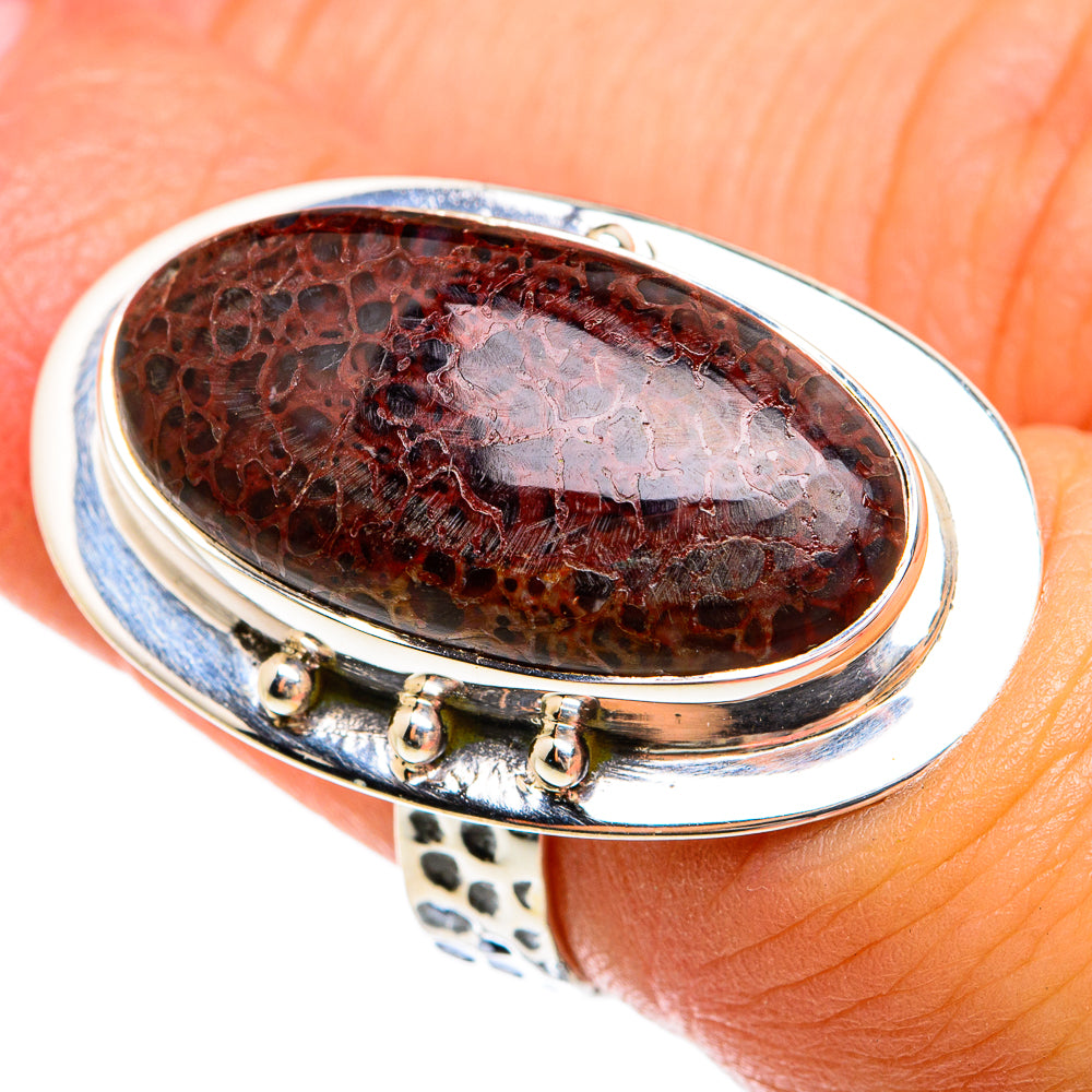 Dinosaur Bone Rings handcrafted by Anasilvercos - RING74657