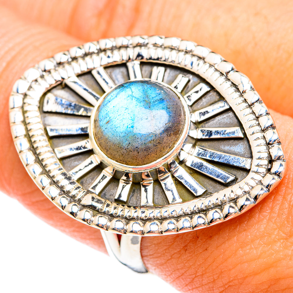 Labradorite Rings handcrafted by Anasilvercos - RING74685
