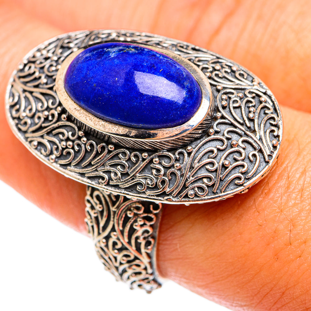 Lapis Lazuli Rings handcrafted by Anasilvercos - RING74690
