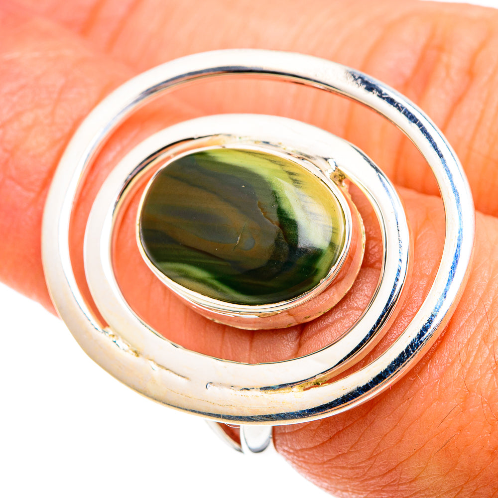 Willow Creek Jasper Rings handcrafted by Anasilvercos - RING74697