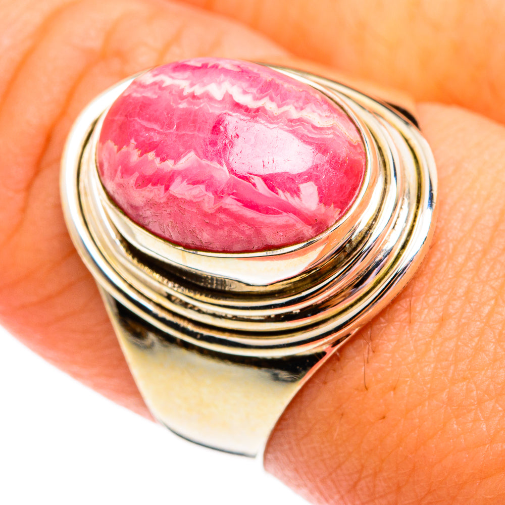 Rhodochrosite Rings handcrafted by Anasilvercos - RING74736