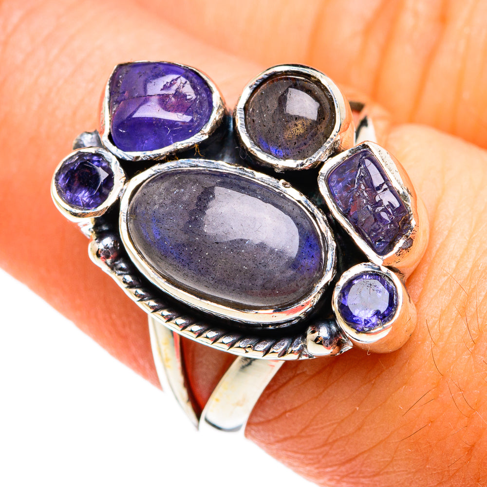 Labradorite Rings handcrafted by Anasilvercos - RING74739