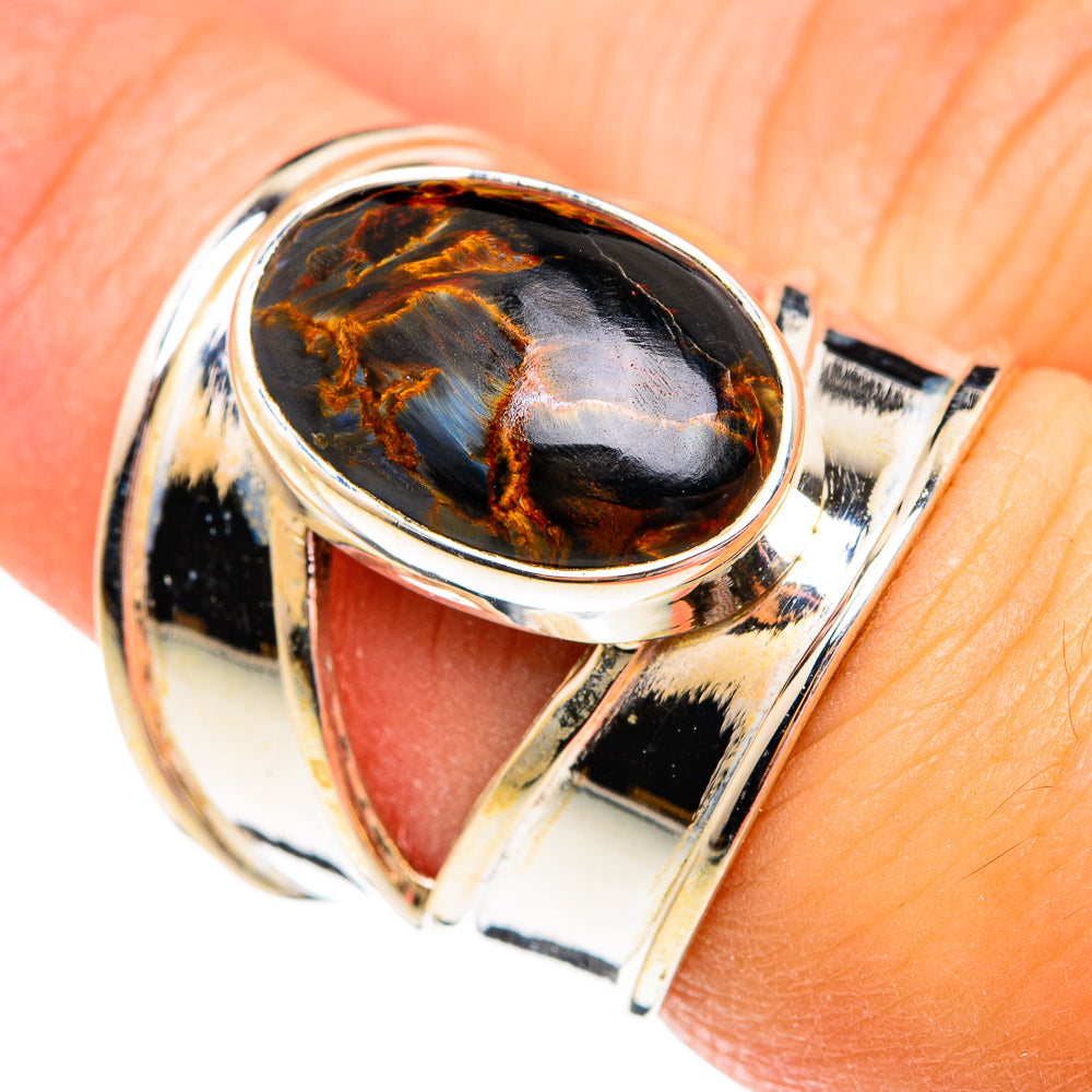 Pietersite Rings handcrafted by Anasilvercos - RING74746