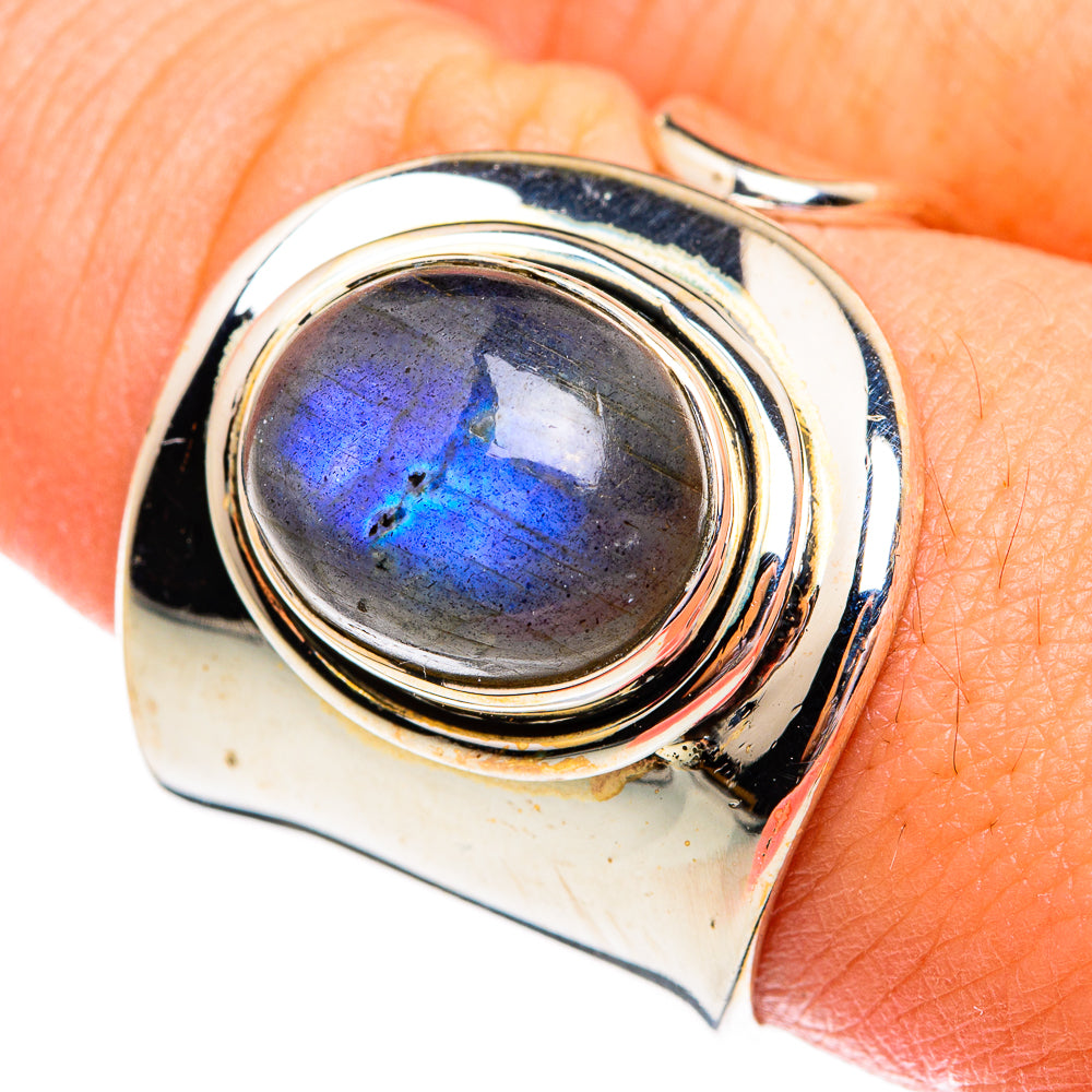 Labradorite Rings handcrafted by Anasilvercos - RING74755
