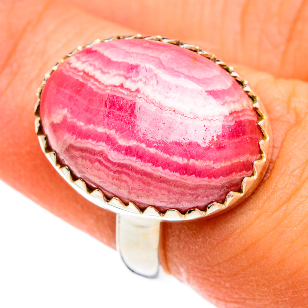 Rhodochrosite Rings handcrafted by Anasilvercos - RING74765