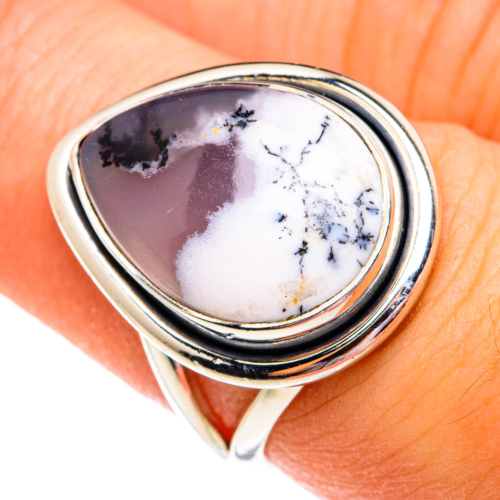 Dendritic Opal Rings handcrafted by Anasilvercos - RING74776