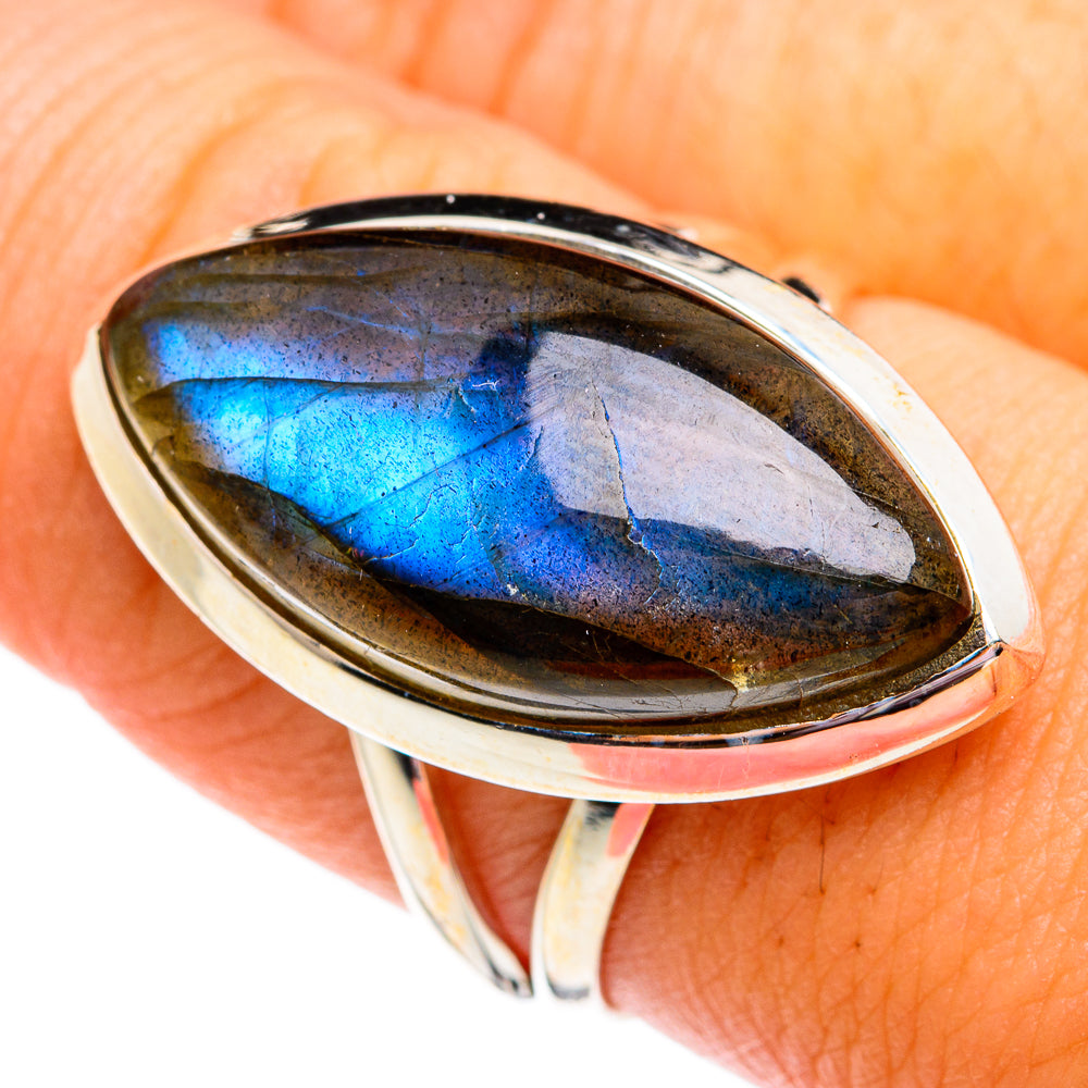 Labradorite Rings handcrafted by Anasilvercos - RING74778