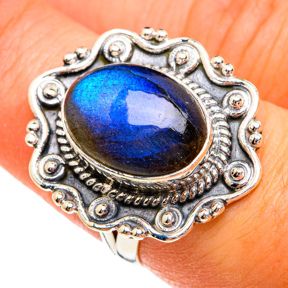 Labradorite Rings handcrafted by Anasilvercos - RING74780