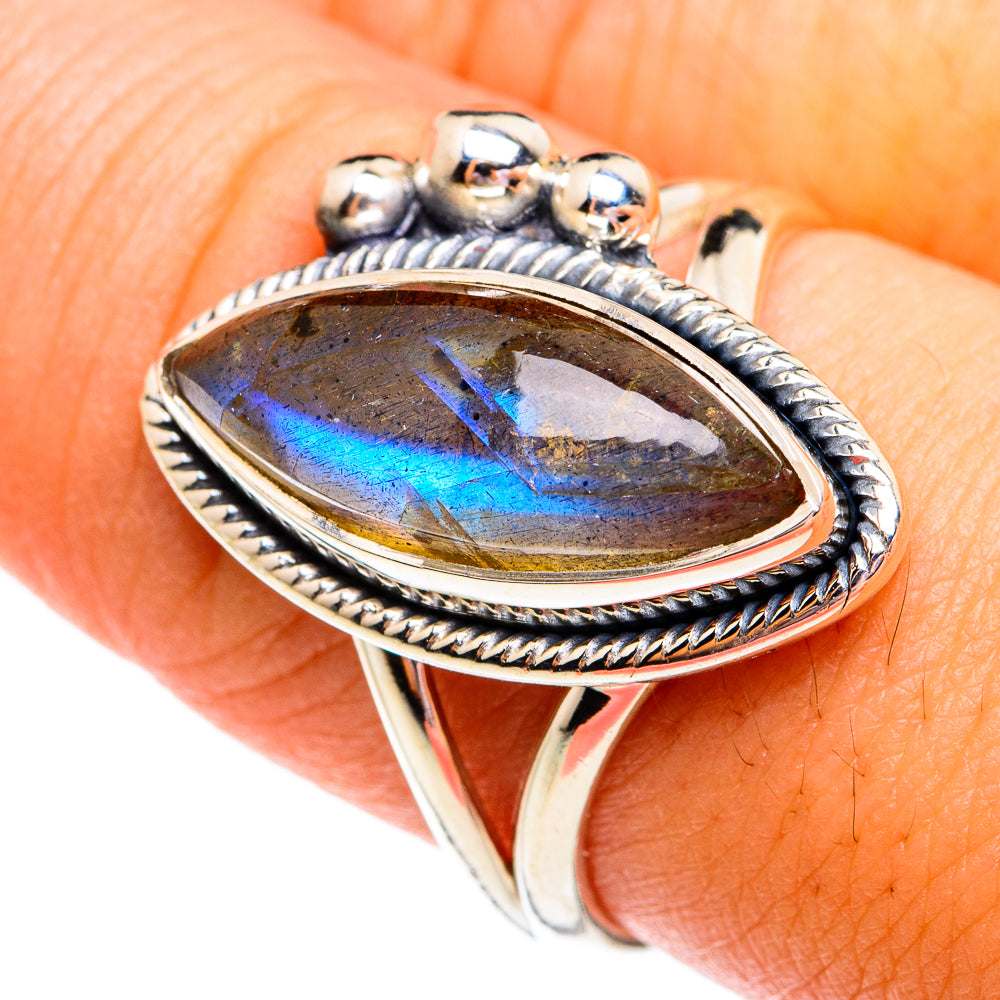 Labradorite Rings handcrafted by Anasilvercos - RING74782