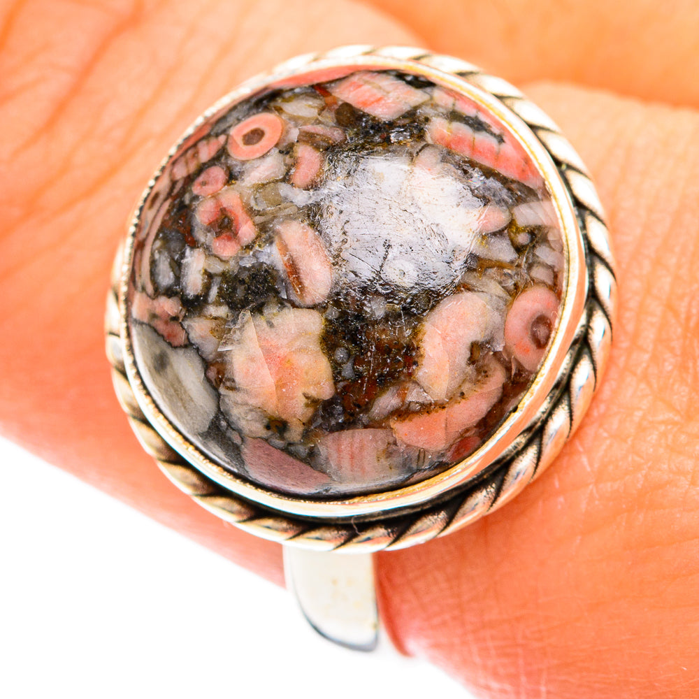 Crinoid Fossil Rings handcrafted by Anasilvercos - RING74784