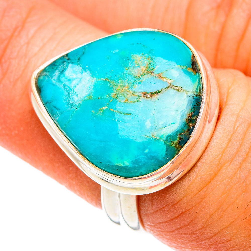 Chrysocolla Rings handcrafted by Anasilvercos - RING74800