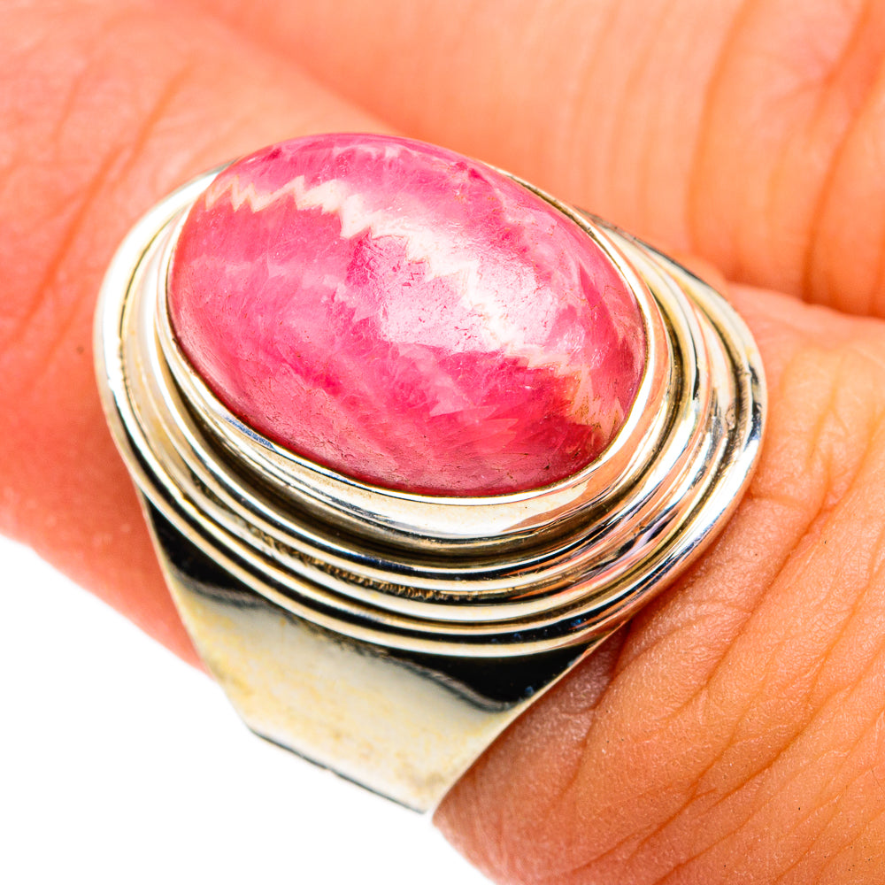Rhodochrosite Rings handcrafted by Anasilvercos - RING74809
