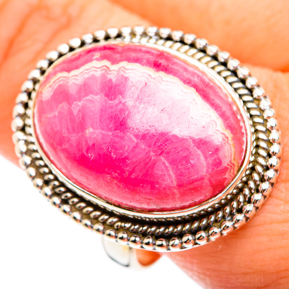 Rhodochrosite Rings handcrafted by Anasilvercos - RING74836