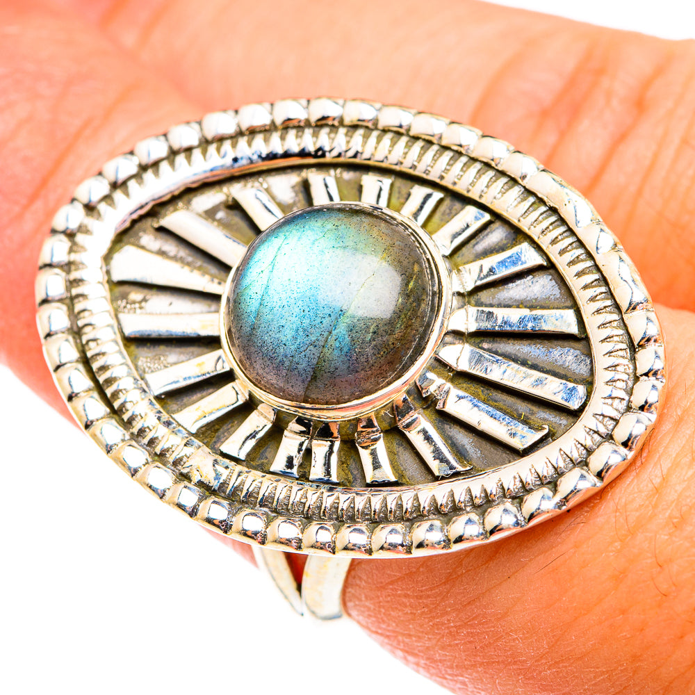 Labradorite Rings handcrafted by Anasilvercos - RING74874