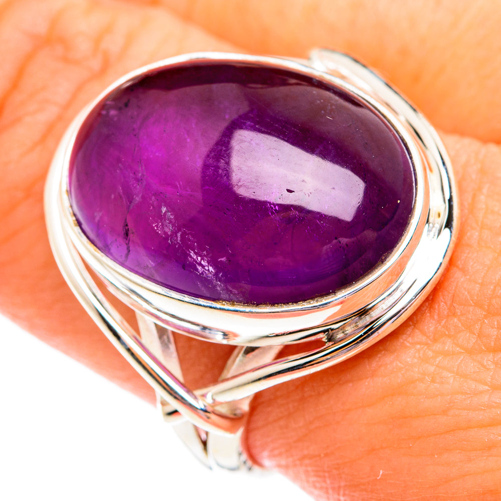 Amethyst Rings handcrafted by Anasilvercos - RING74876