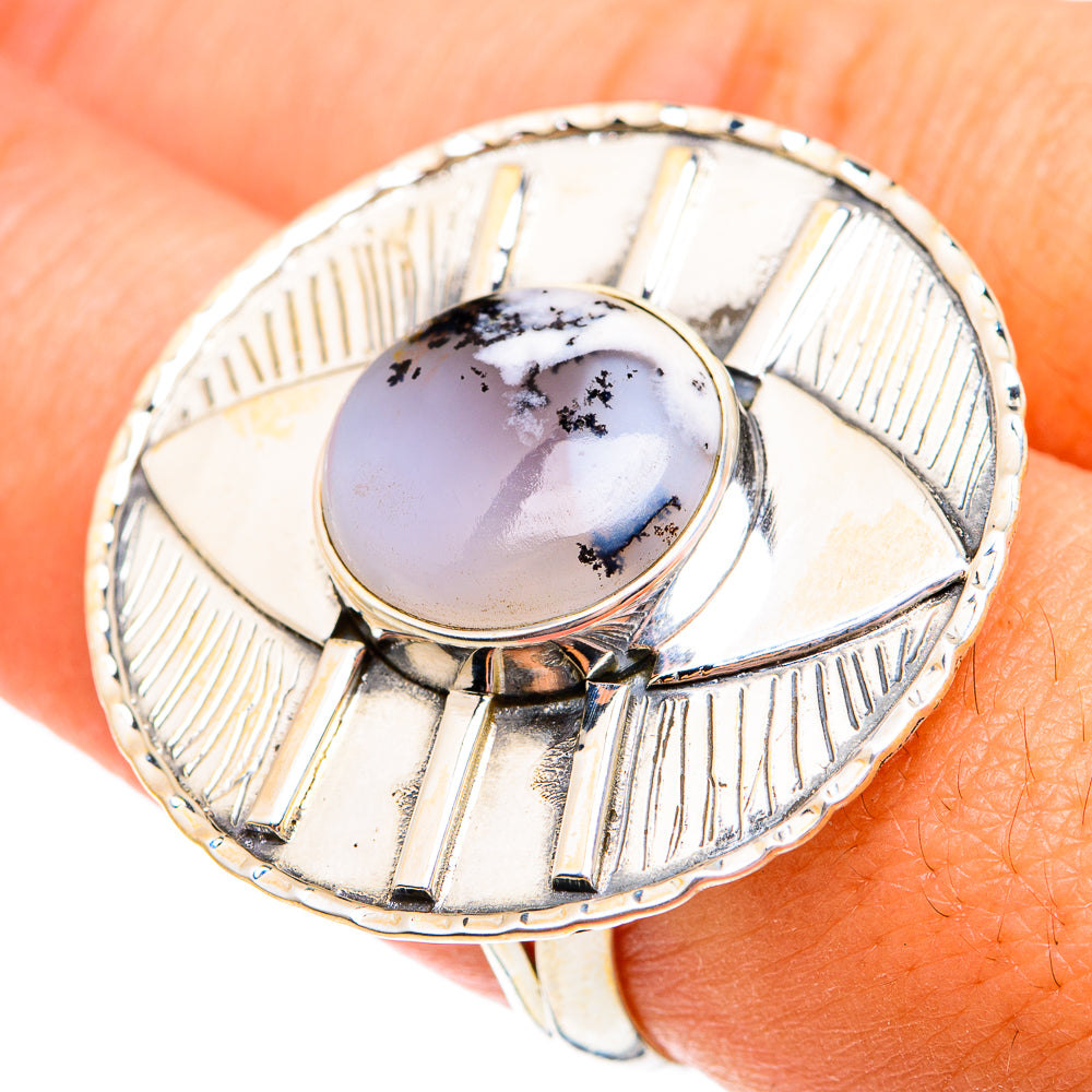 Dendritic Opal Rings handcrafted by Anasilvercos - RING74879