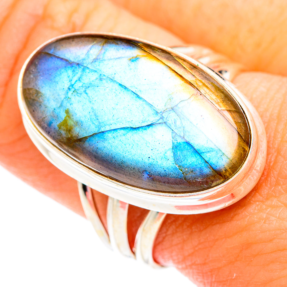 Labradorite Rings handcrafted by Anasilvercos - RING74898