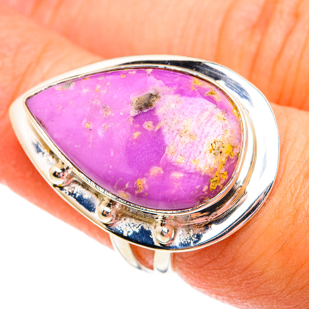 Phosphosiderite Rings handcrafted by Anasilvercos - RING74903