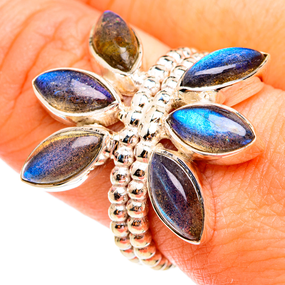Labradorite Rings handcrafted by Anasilvercos - RING74924