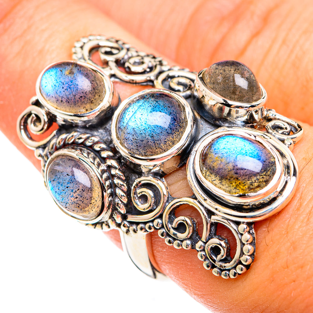 Labradorite Rings handcrafted by Anasilvercos - RING74960