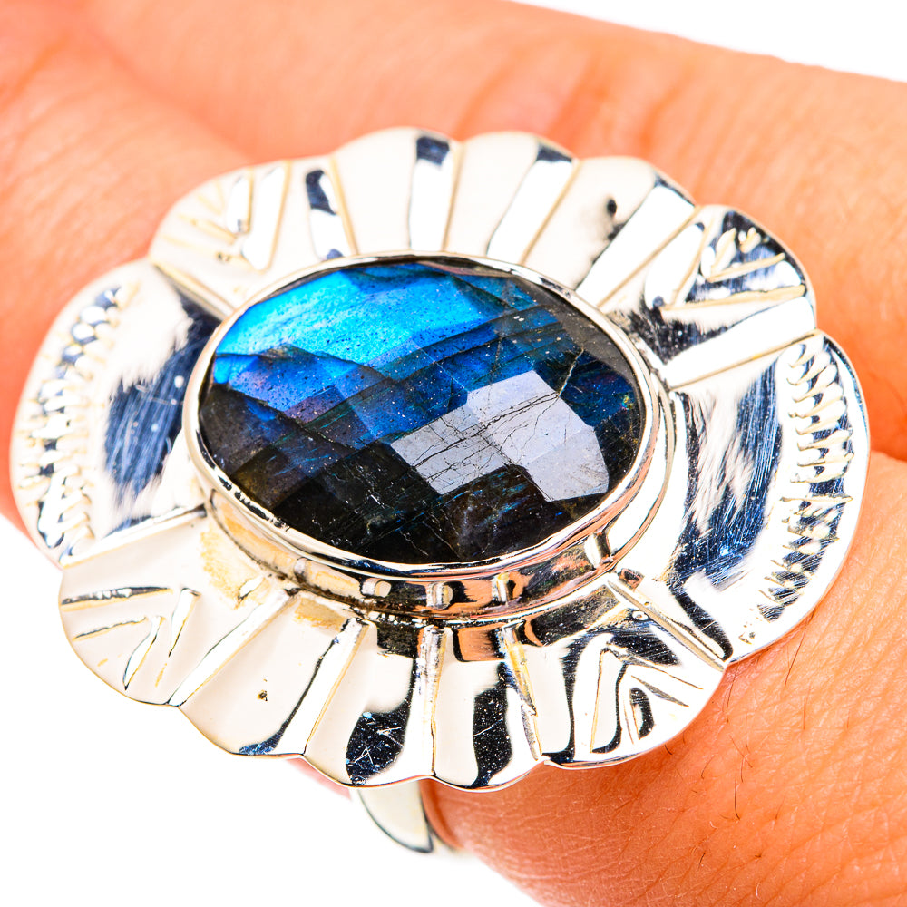 Labradorite Rings handcrafted by Anasilvercos - RING74961