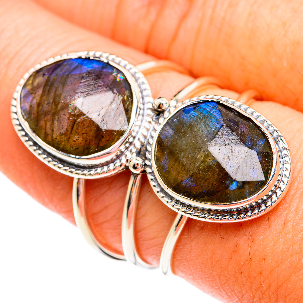Labradorite Rings handcrafted by Anasilvercos - RING74963