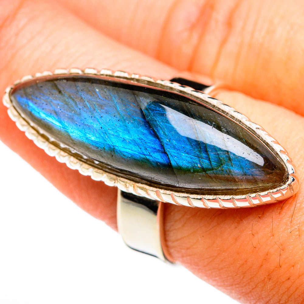 Labradorite Rings handcrafted by Anasilvercos - RING74984