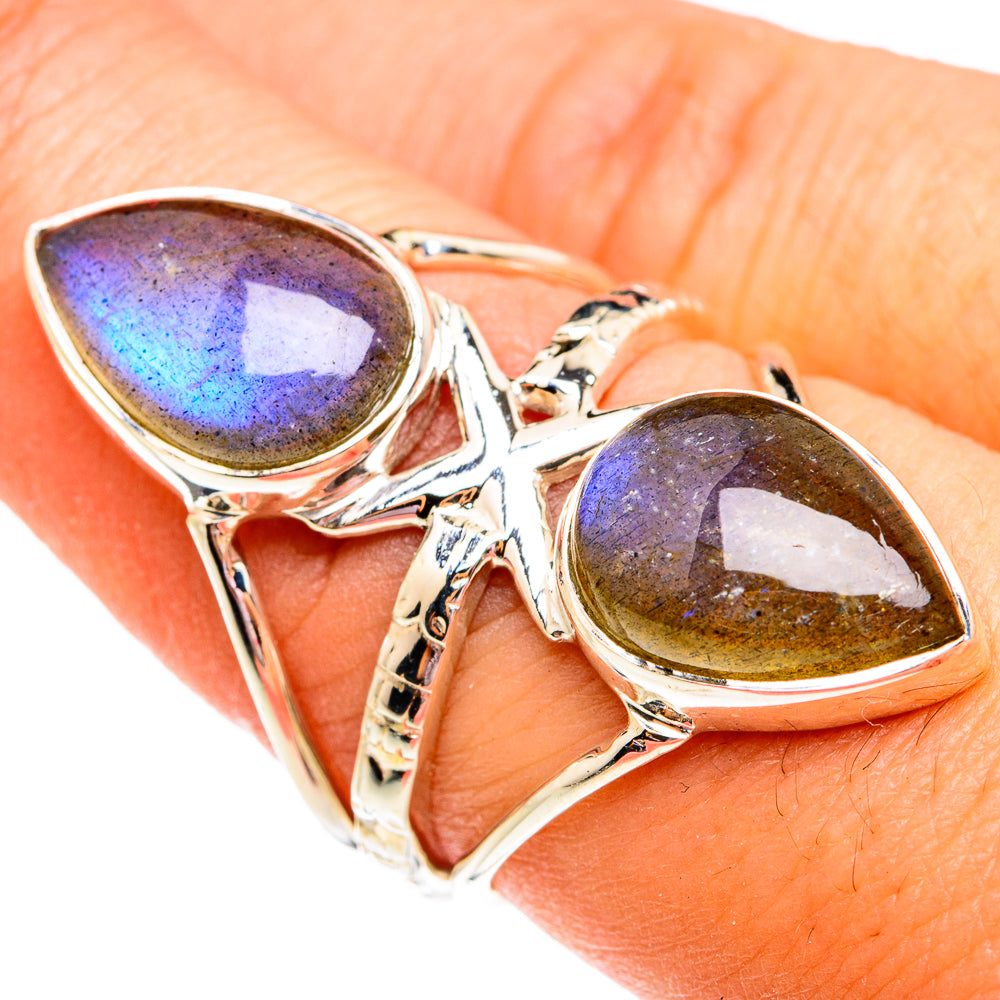 Labradorite Rings handcrafted by Anasilvercos - RING74991