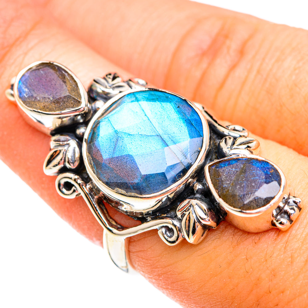 Labradorite Rings handcrafted by Anasilvercos - RING74993