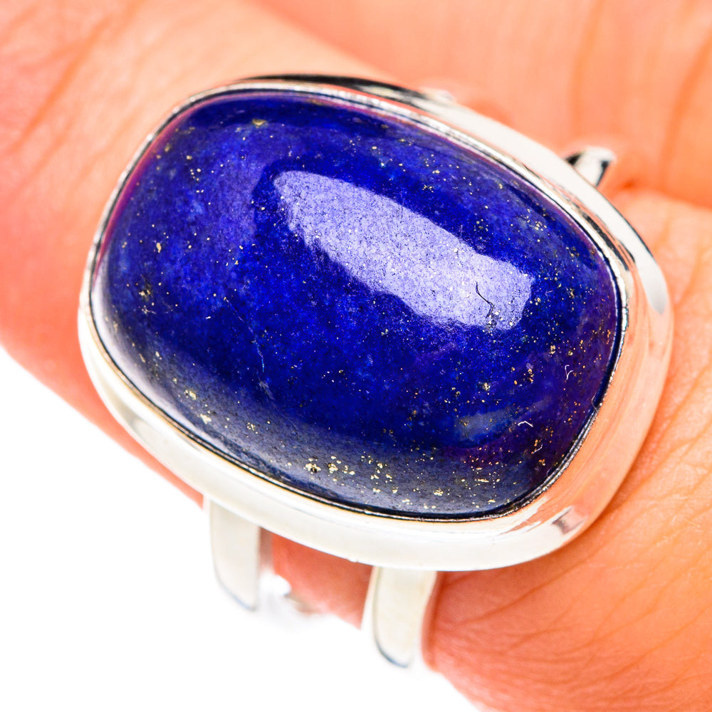 Lapis Lazuli Rings handcrafted by Anasilvercos - RING75017