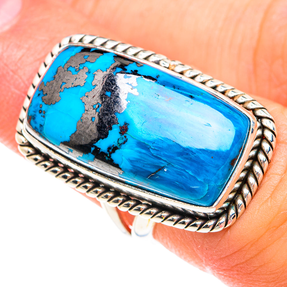 Shattuckite Rings handcrafted by Anasilvercos - RING75019