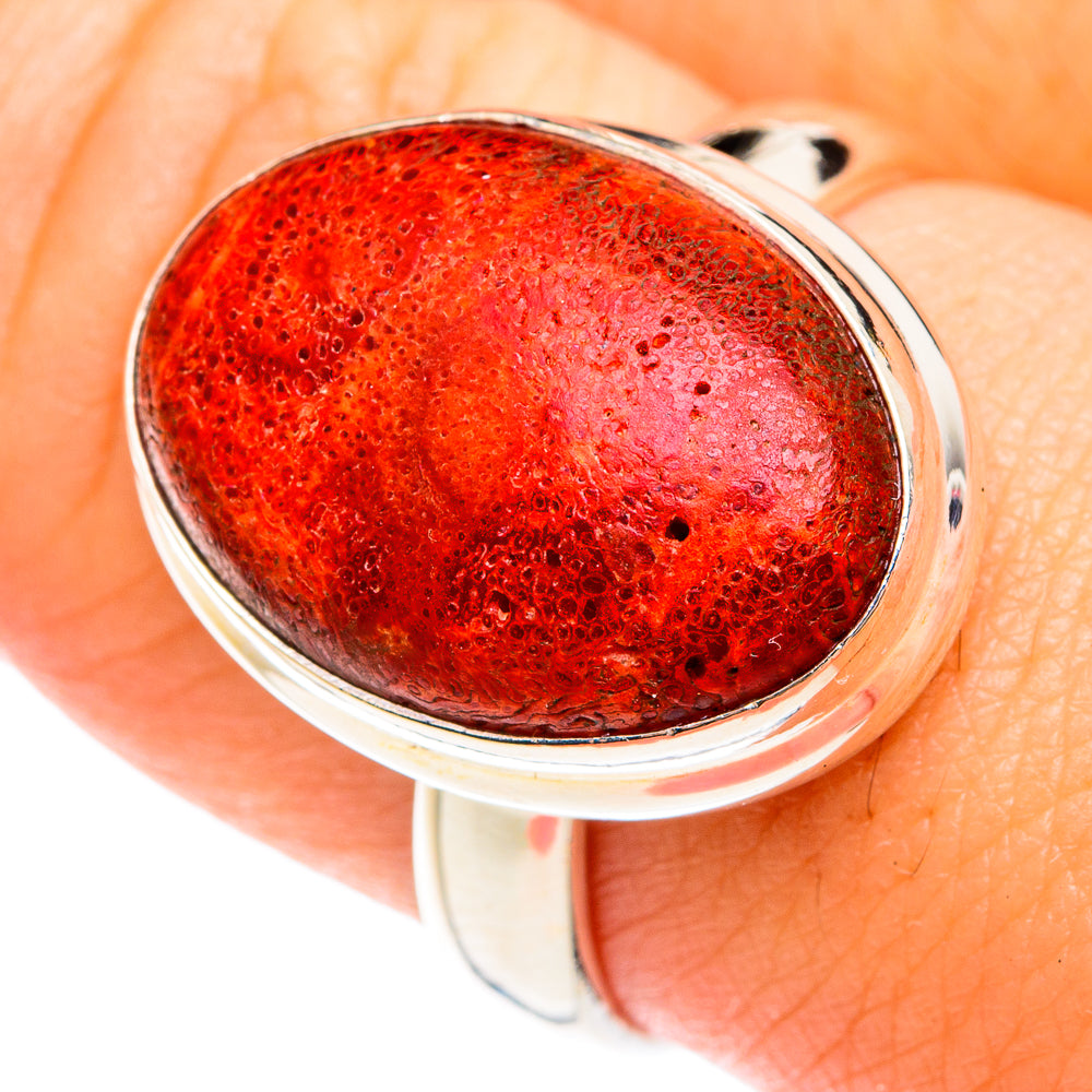 Sponge Coral Rings handcrafted by Anasilvercos - RING75027