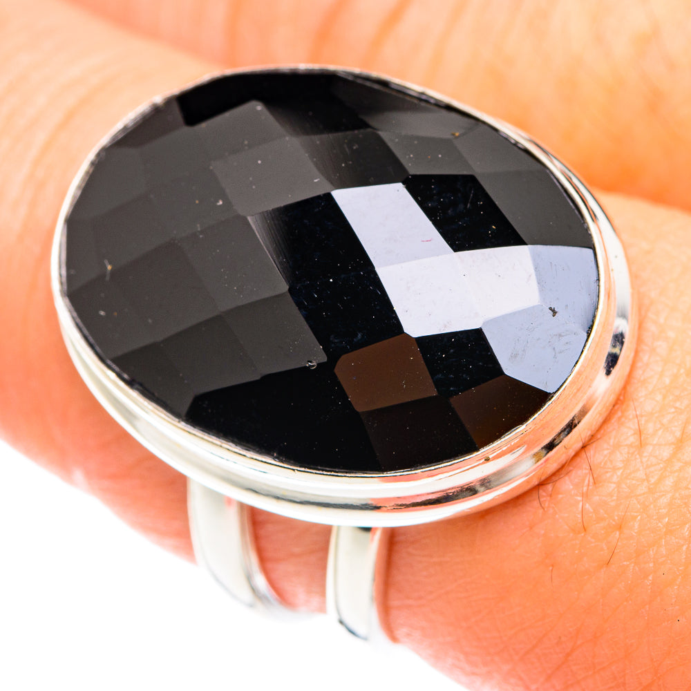Black Onyx Rings handcrafted by Anasilvercos - RING75037