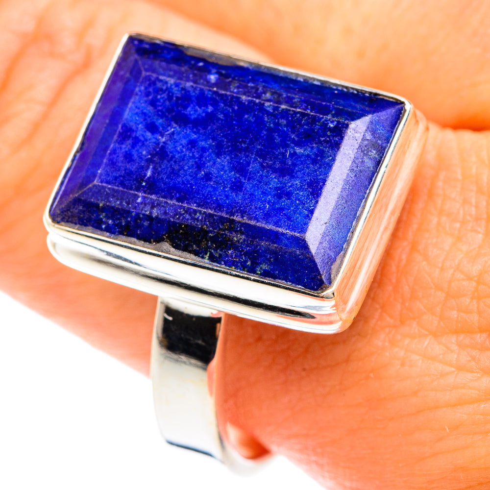 Lapis Lazuli Rings handcrafted by Anasilvercos - RING75046