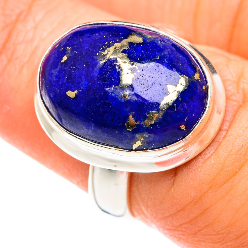 Lapis Lazuli Rings handcrafted by Anasilvercos - RING75051