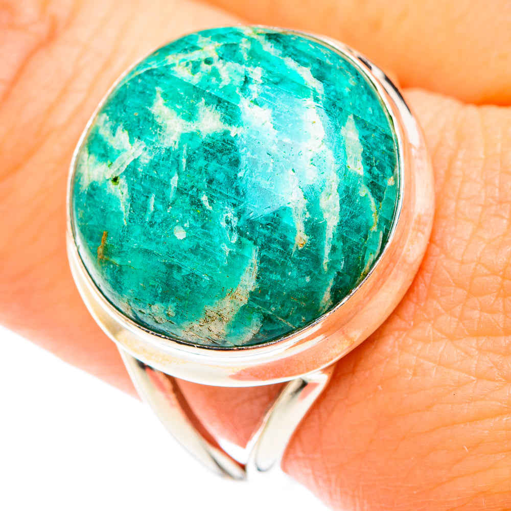 Amazonite Rings handcrafted by Anasilvercos - RING75052