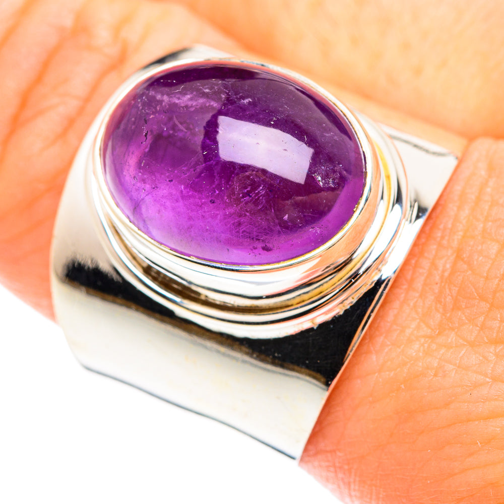 Amethyst Rings handcrafted by Anasilvercos - RING75065