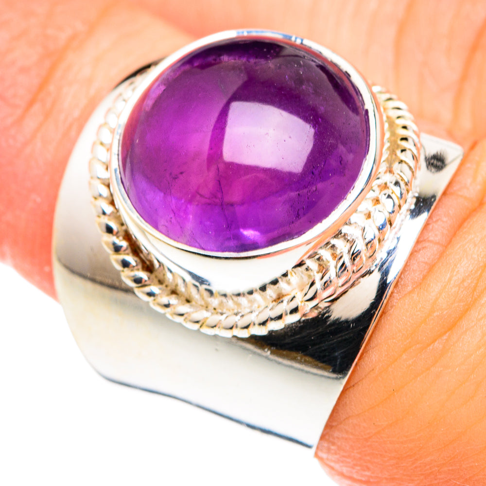 Amethyst Rings handcrafted by Anasilvercos - RING75066