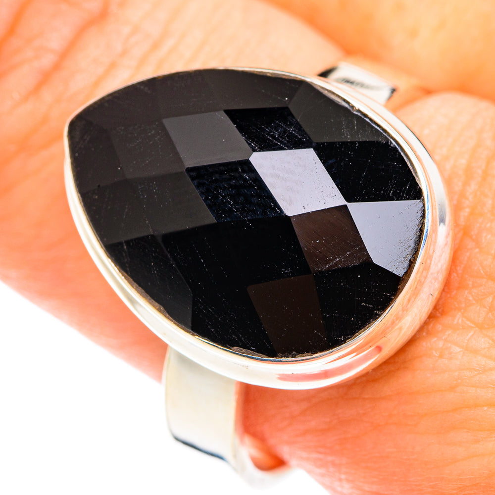 Black Onyx Rings handcrafted by Anasilvercos - RING75069